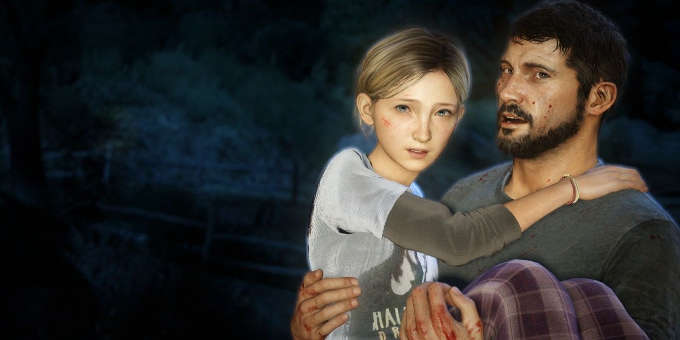 The opening of The Last of Us with Joel and his daughter Sarah
