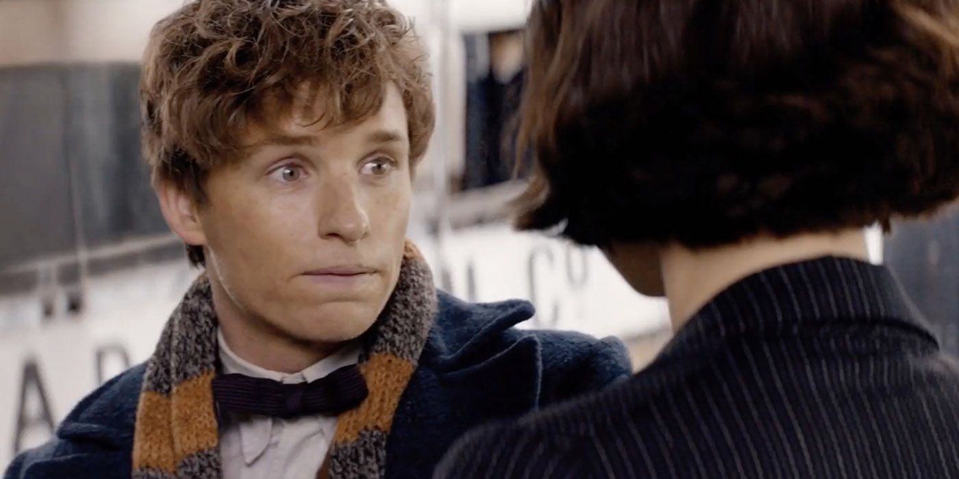 Newt Scamander from Hufflepuff in Fantastic Beasts.