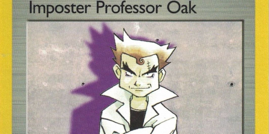 Impostor Professor Oak From Pokemon Trading Card Game