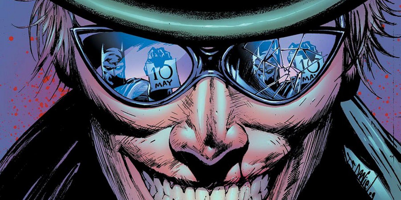 Riddler with cool sunglasses in the comics