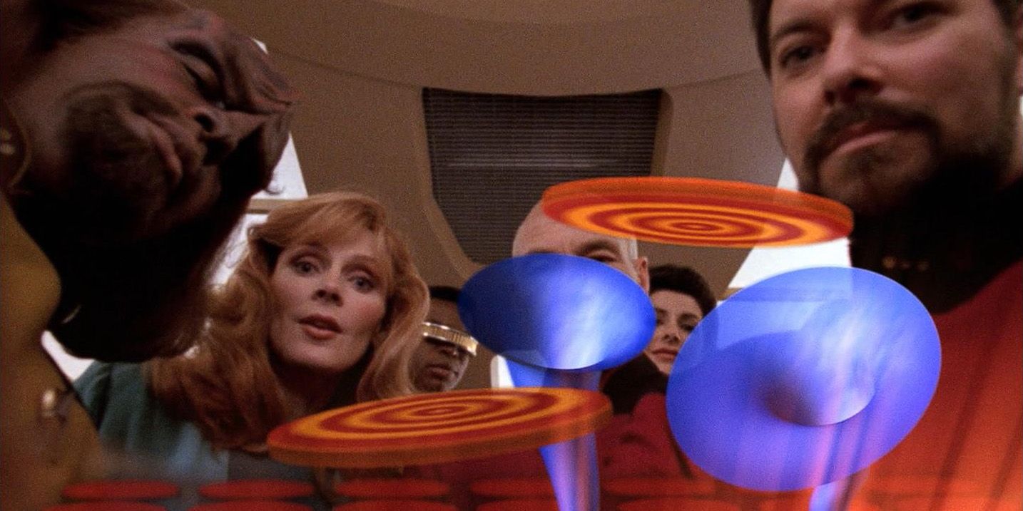 The addictive virtual reality game interface screen from Star Trek TNG.
