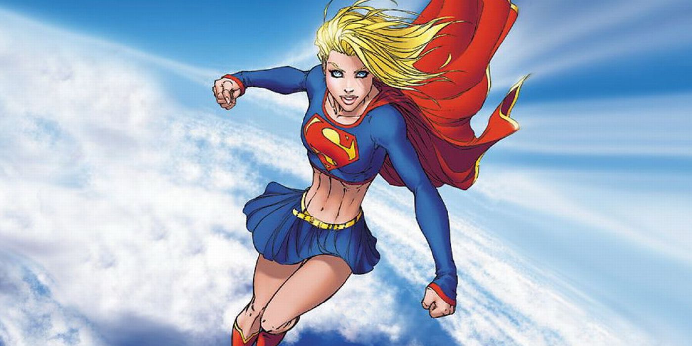 Photo Superhero woman in flight