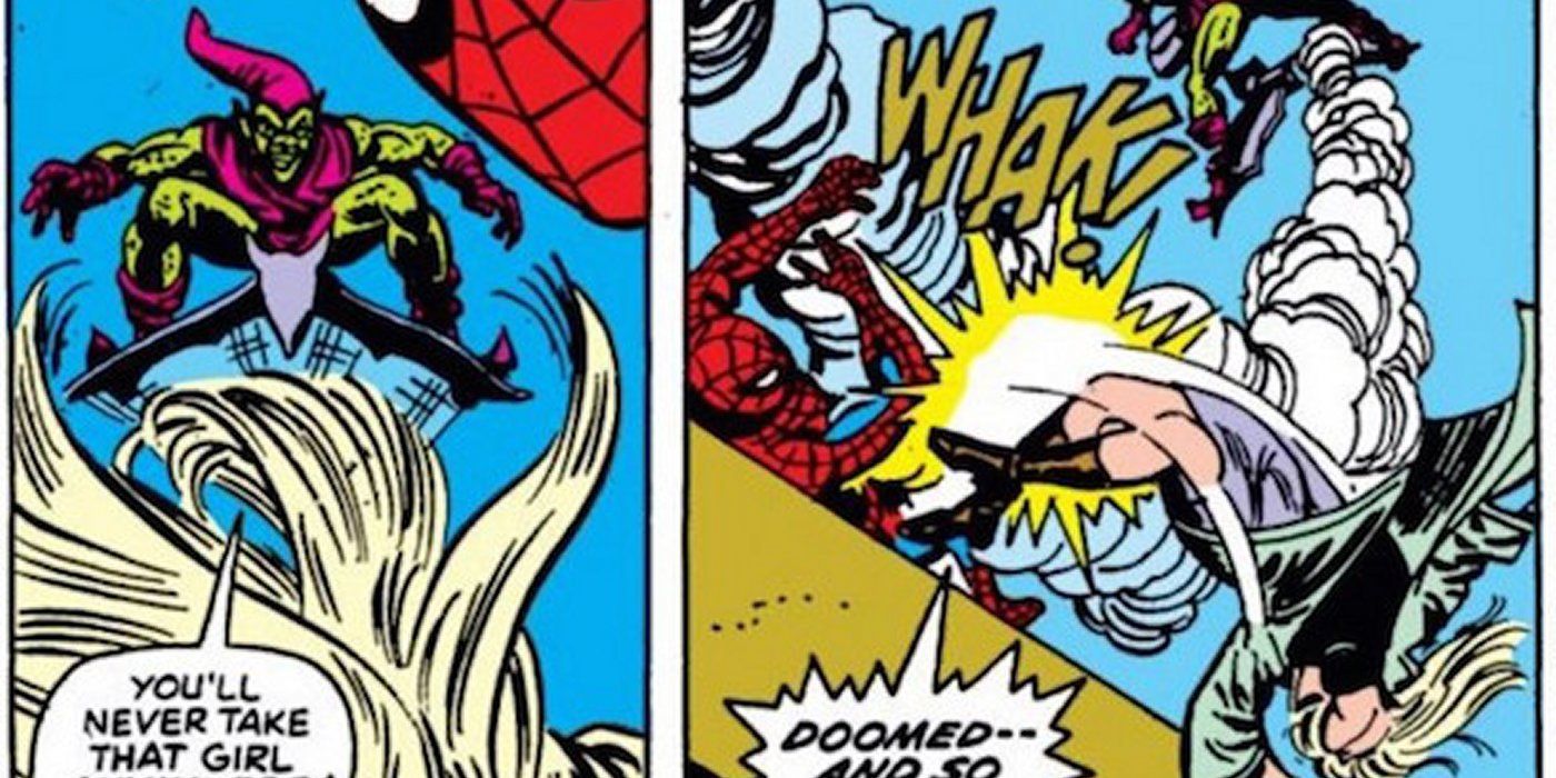 Green Goblin kills Spider-Man's love Gwen Stacy
