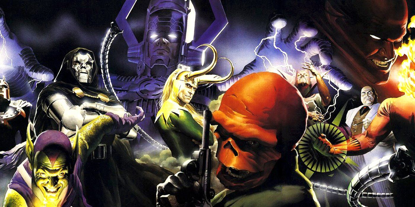 Marvel Villains Red Skull Green Goblin Loki Galactus Doctor Doom