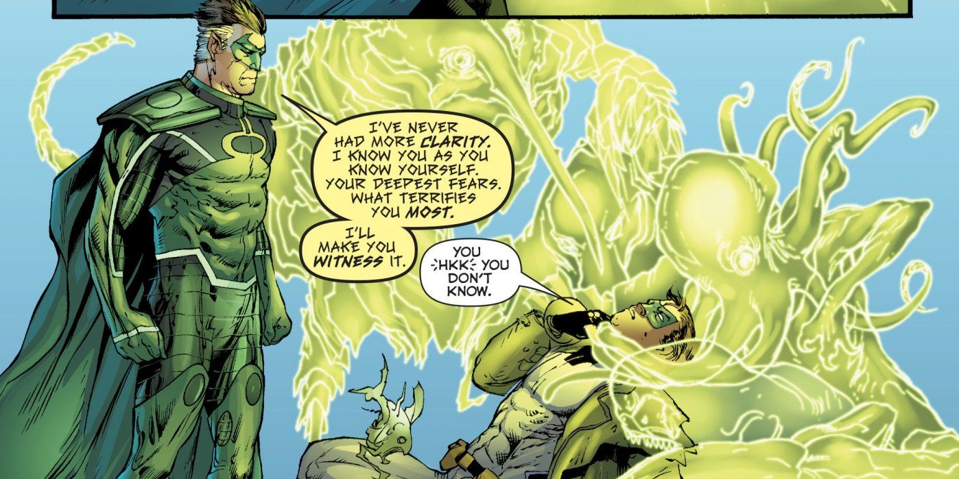 Parallax Hal Jordan vs Kyle Rayner Green Lantern DC