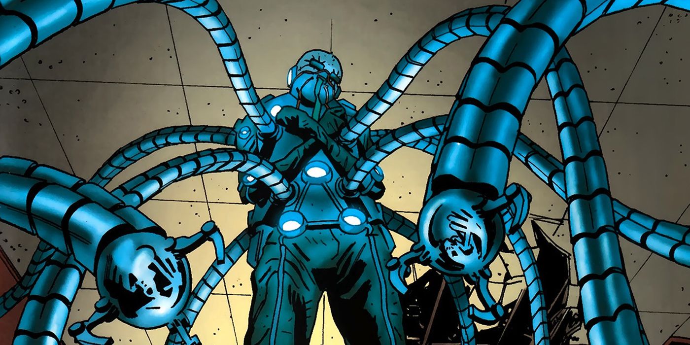 Doctor Octopus, before switching bodies with Spider-Man