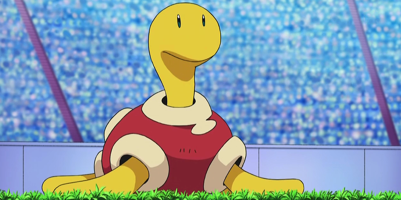 Fully-grown Shuckle, during Pokémon tournament