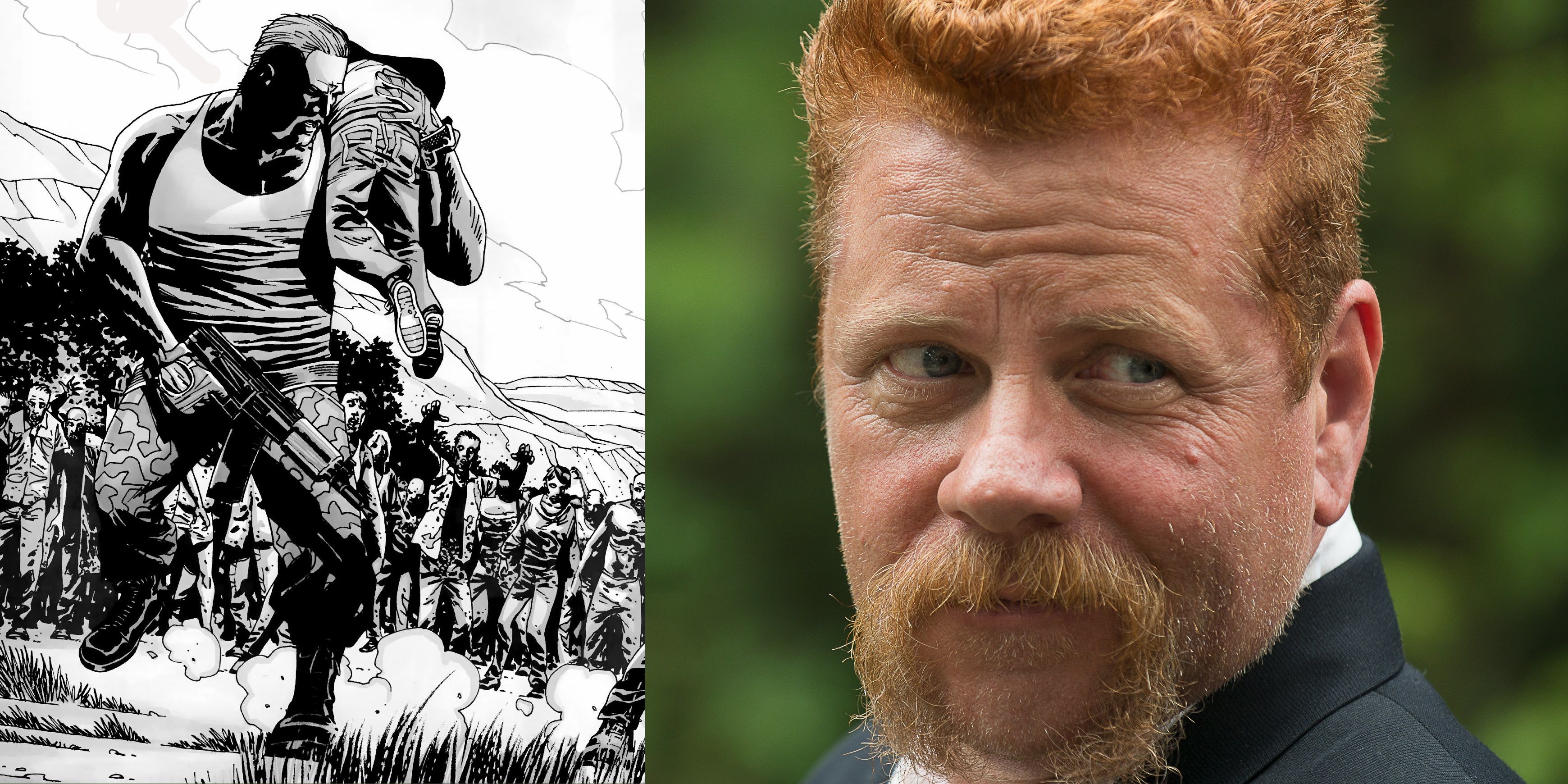 Abraham Walking Dead Comics vs TV