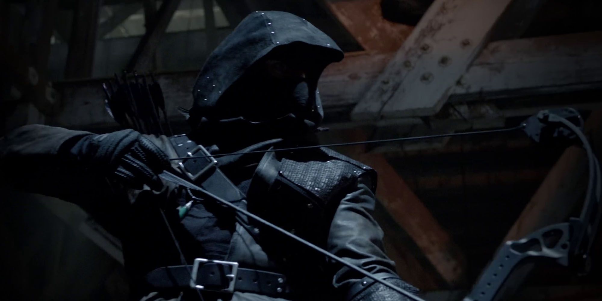 Malcolm Merlyn as the Dark Archer in Arrow