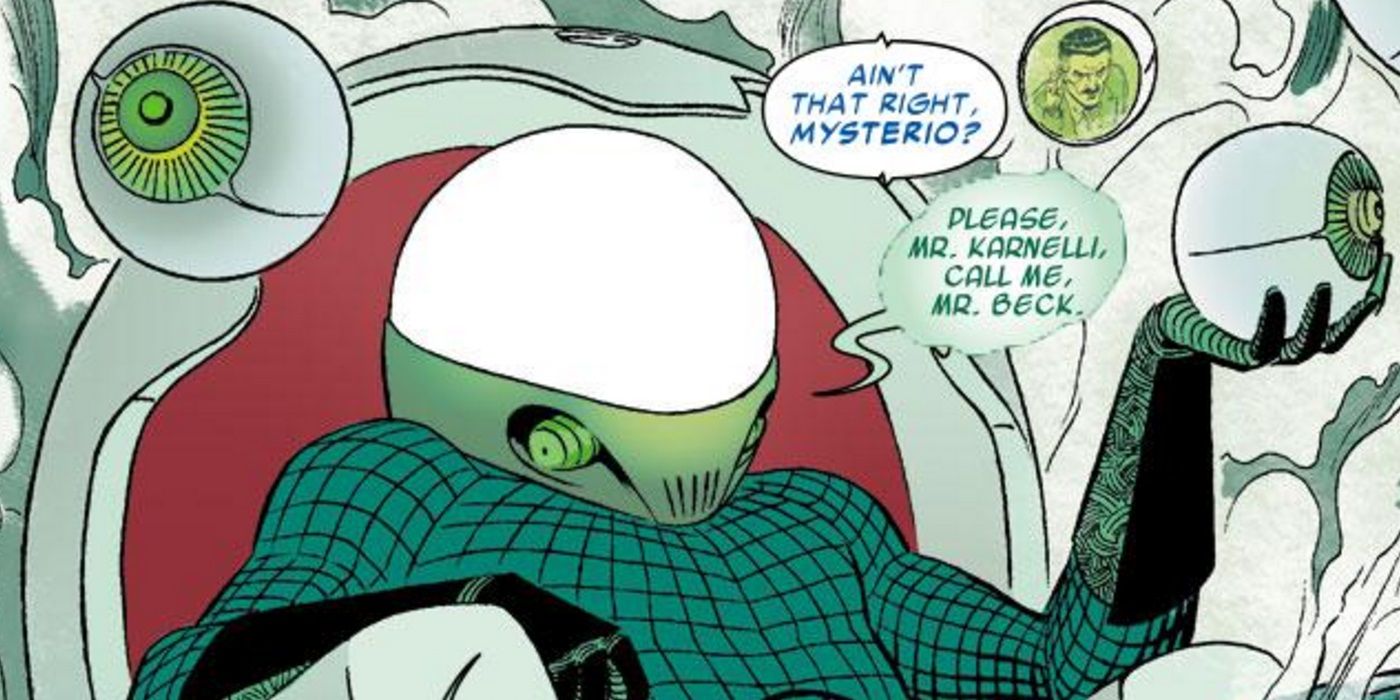 Mysterio reclining in a chair