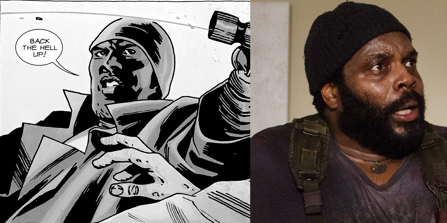 Tyreese in The Walking Dead TV vs Comics