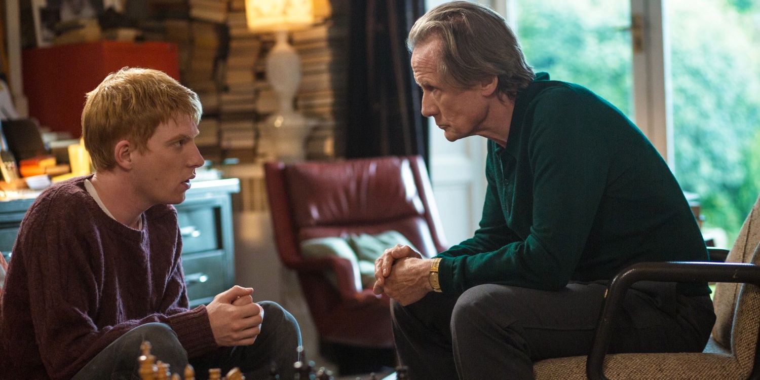 Domnhall Gleeson and Bill Nighy in About Time