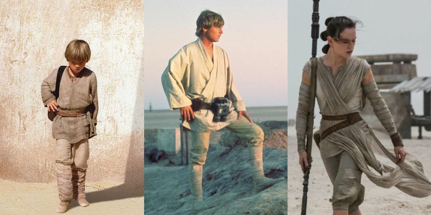 Star Wars: Anakin Skywalker, Luke Skywalker, and Rey
