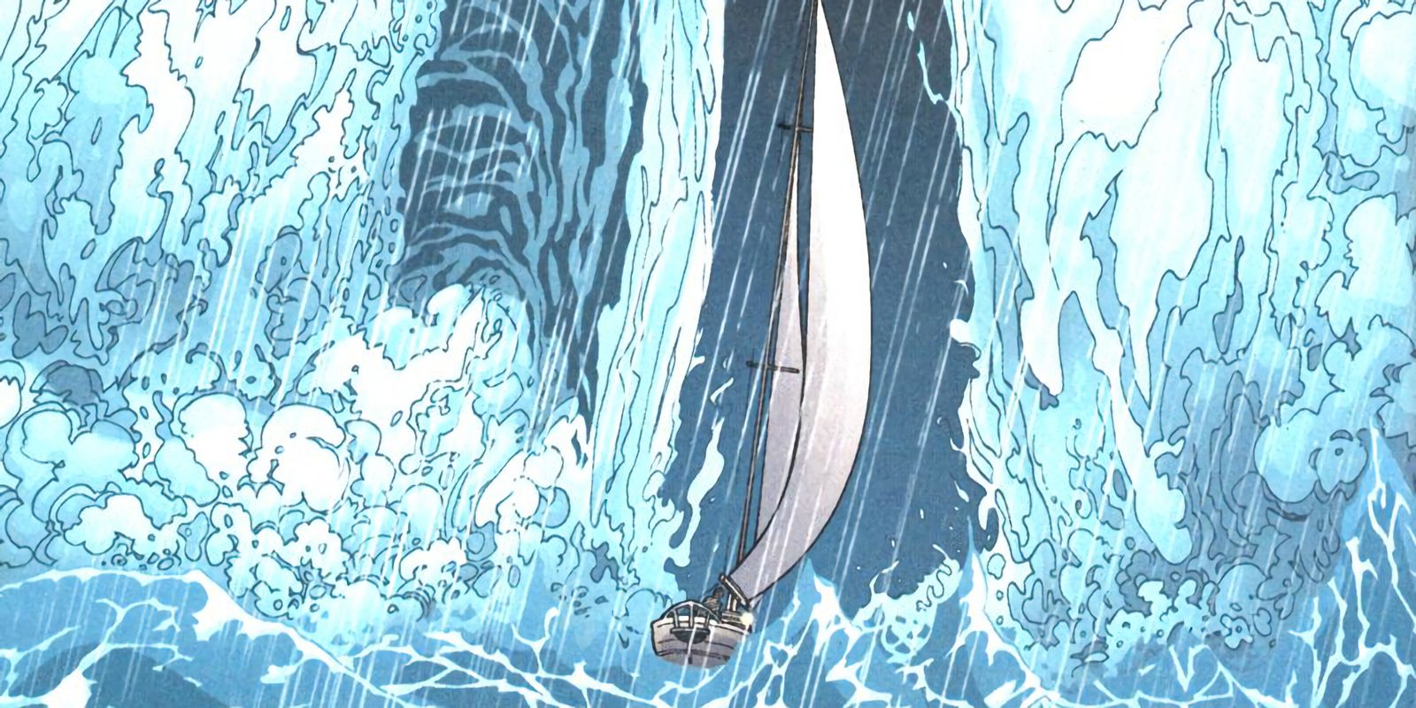 Aquaman Breaks Waves