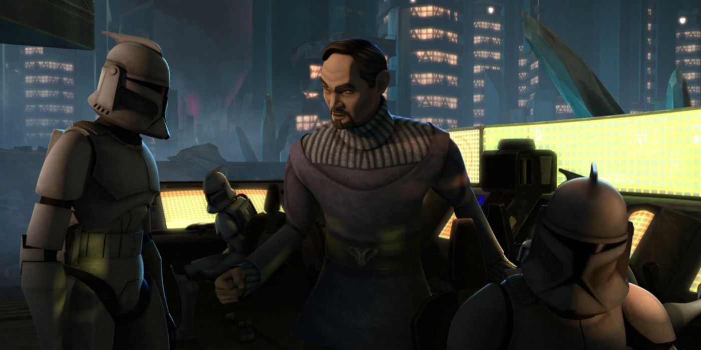 Star Wars The Clone Wars: Bail Organa With Clone Troopers