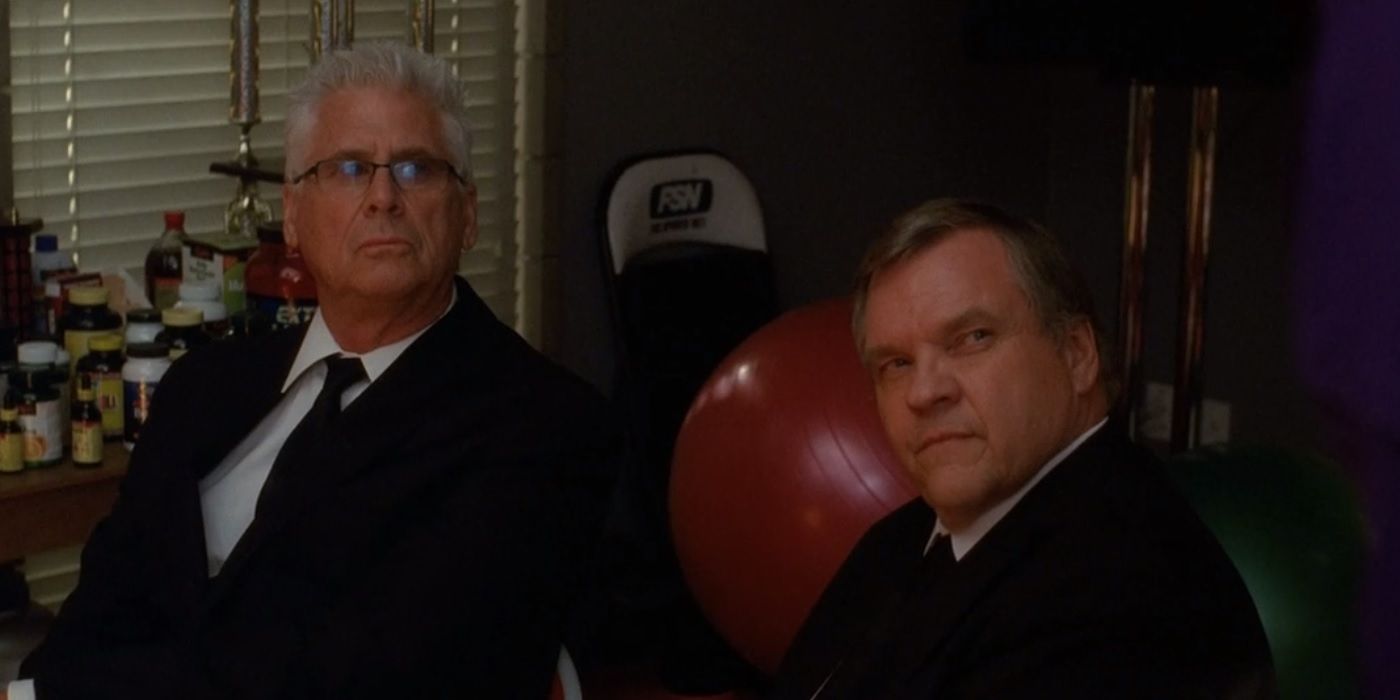 Barry Bostwick and Meat Loaf on Glee