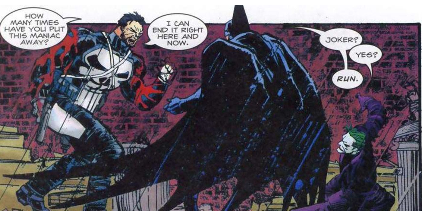 Batman Saves the Joker From The Punisher