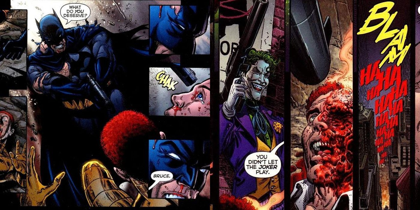 Batman and the Joker Kill Alexander Luthor