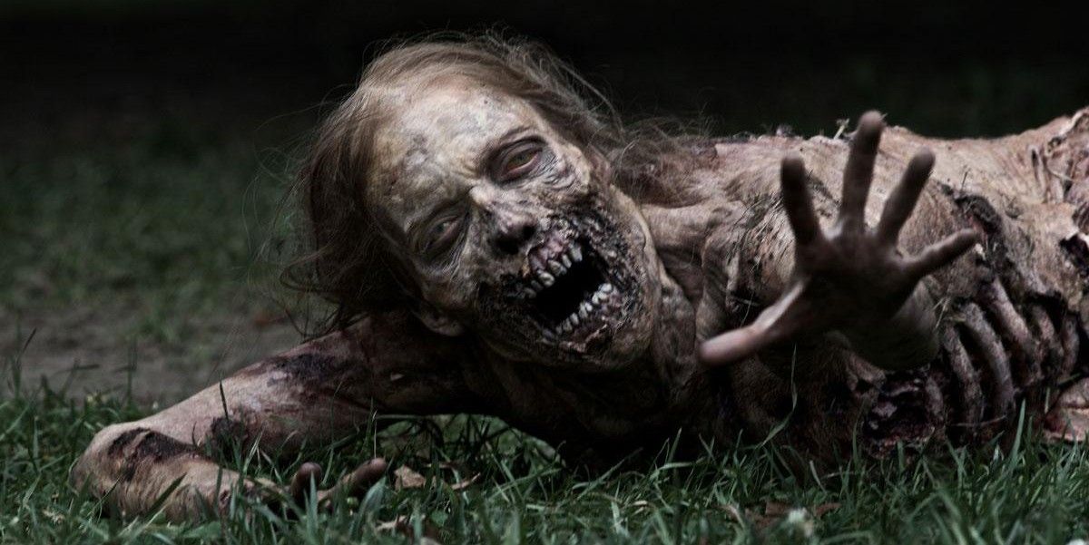 1Bicycle Girl Zombie in Walking Dead