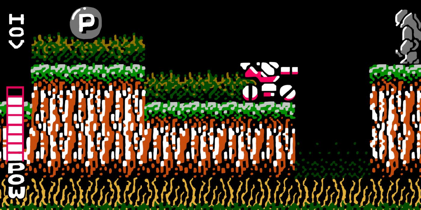 Blaster Master as it first appeared back on the NES