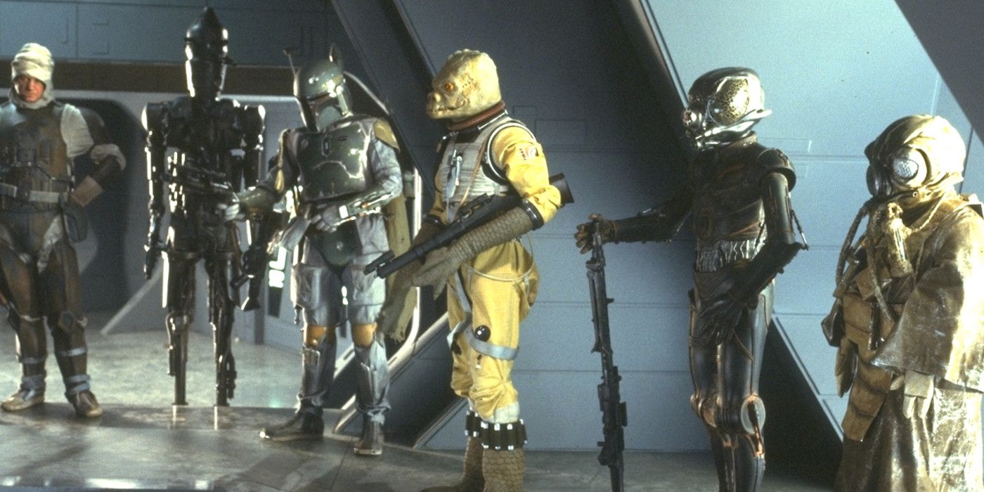 Star Wars: Bounty Hunters on the bridge of the Executor in The Empire Strikes Back