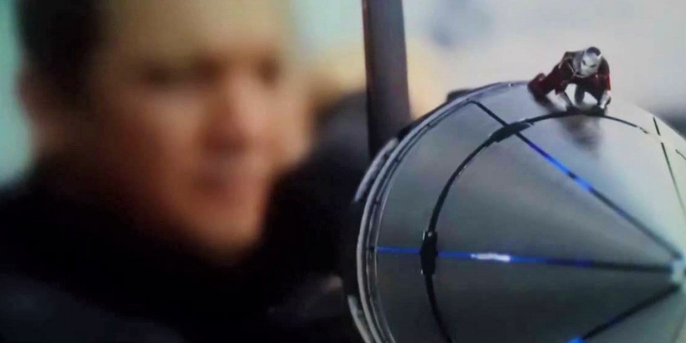 Ant-Man takes a ride on Hawkeye's arrow in Captain America Civil War