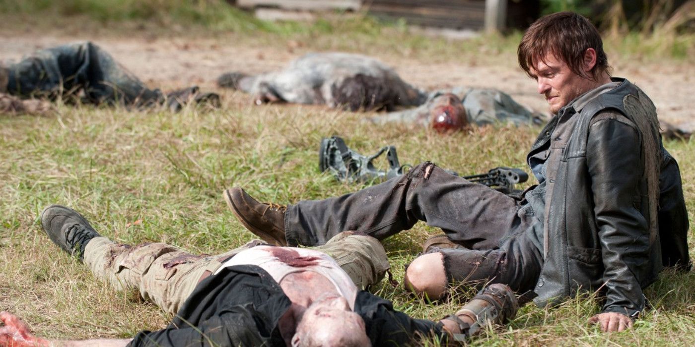 Daryl Kills Merle In The Walking Dead