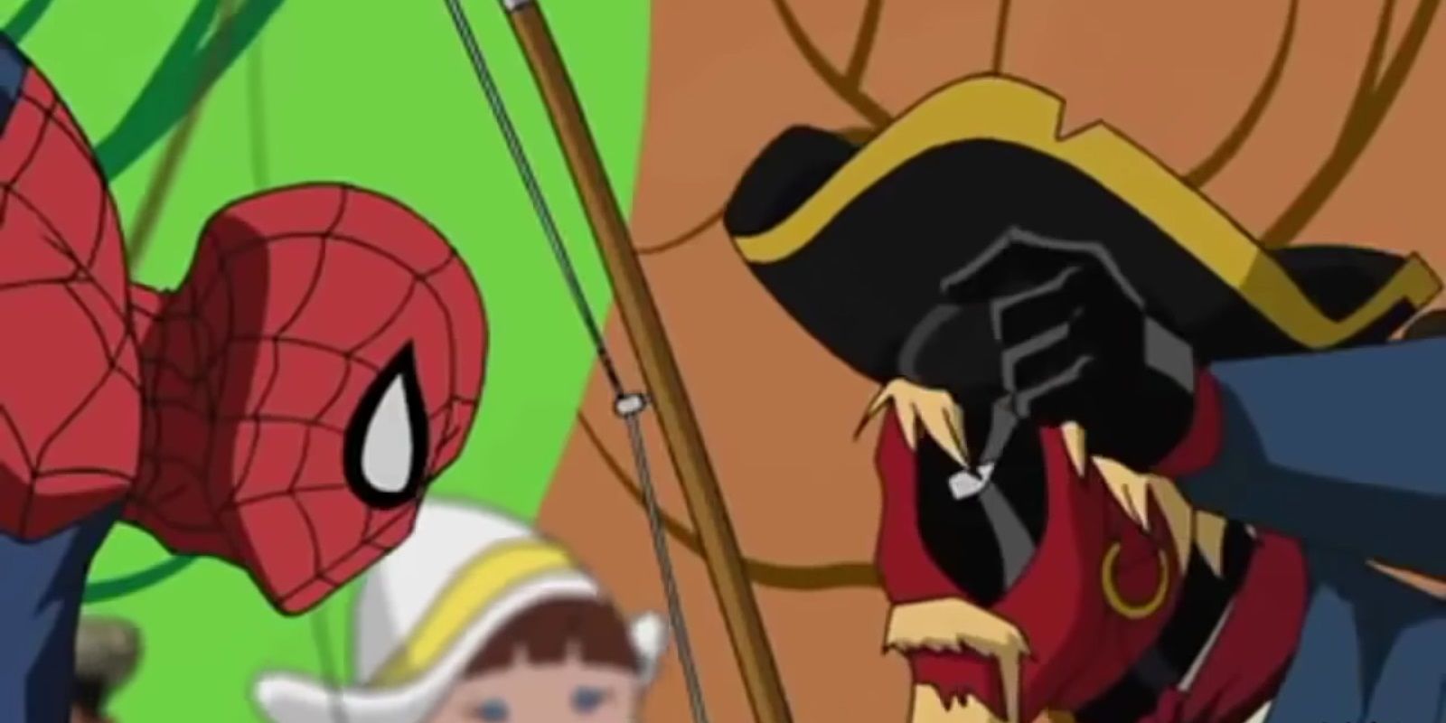 Deadpool vs Spider-Man in Ultimate Spider-Man
