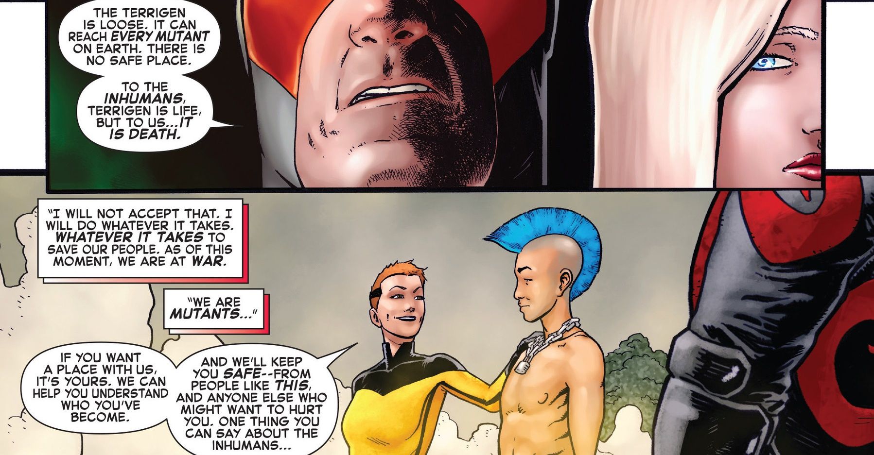 Death of X: Cyclops Declares War against the Inhumans