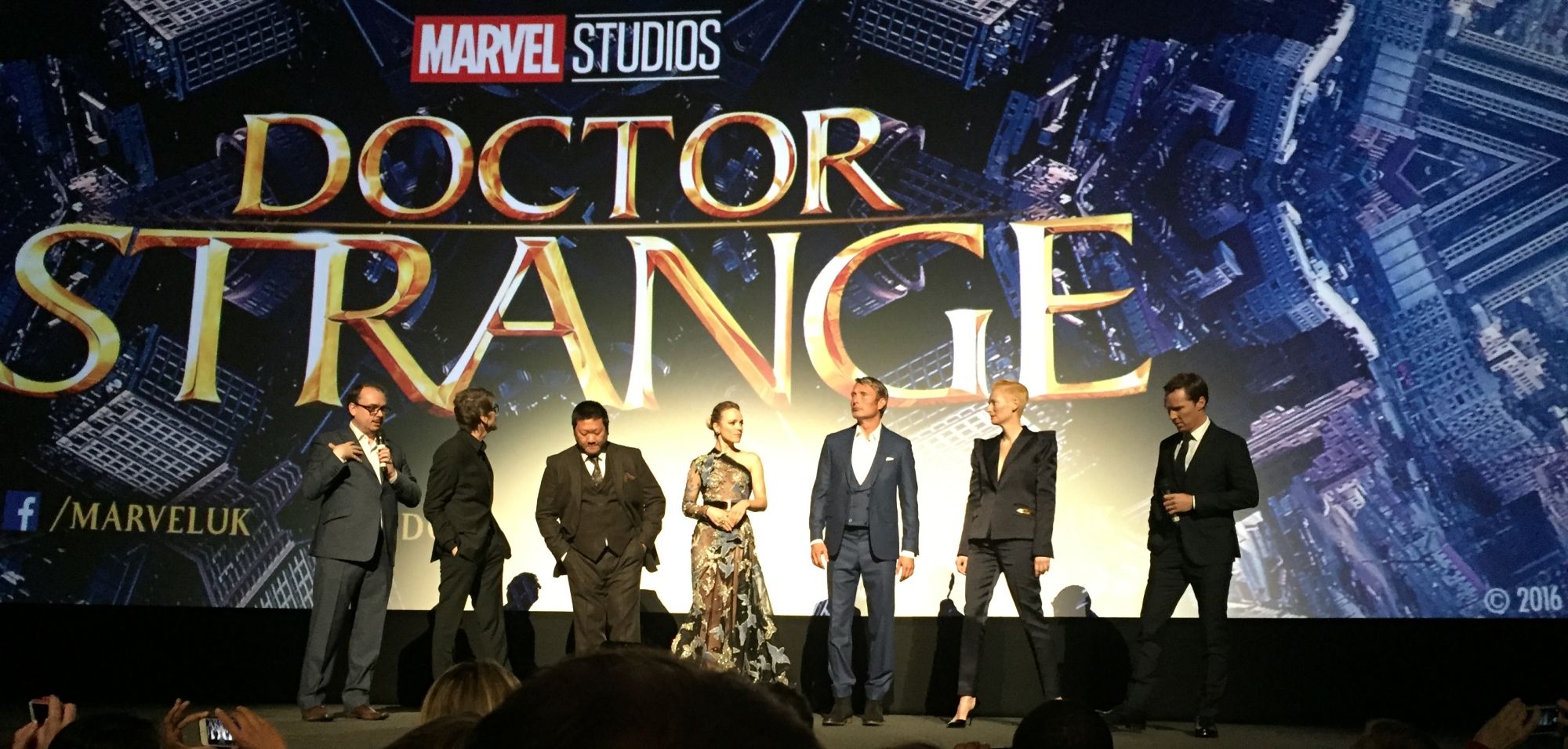 Doctor Strange - cast at screening