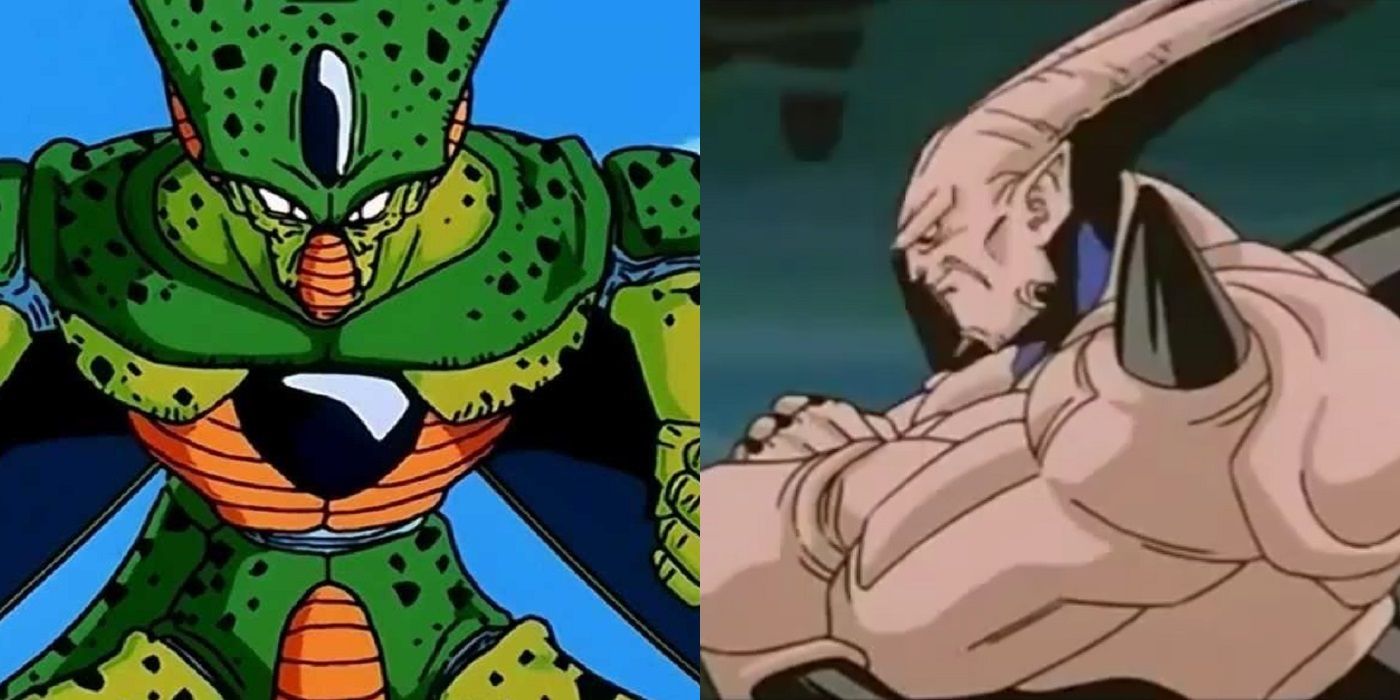 Dragon Ball's Imperfect Cell and Omega Shenron