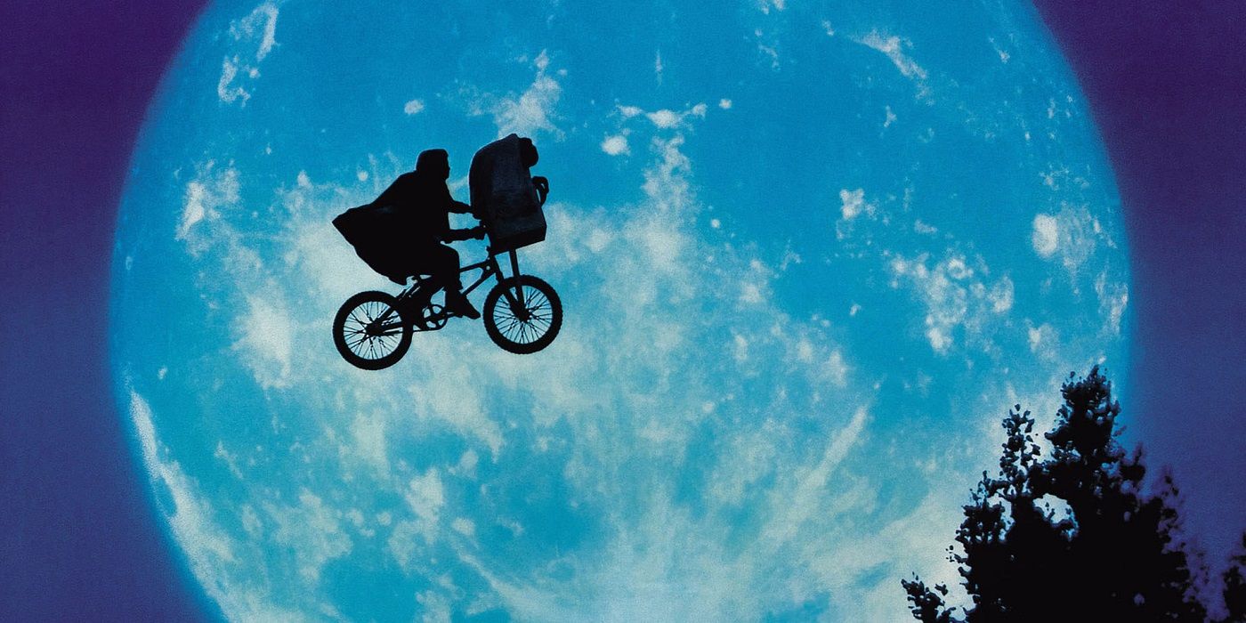 The bike scene in E.T. the Extra Terrestrial 
