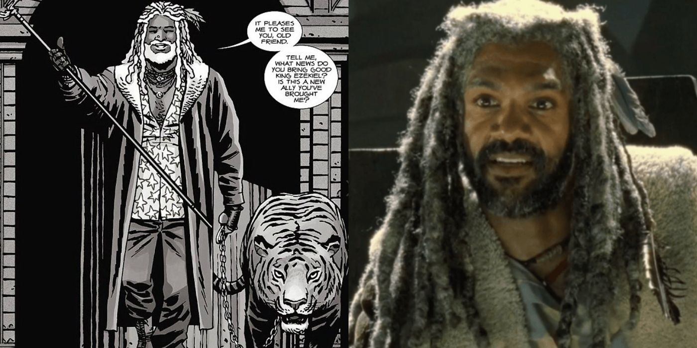 Ezekiel TV show comic comparison