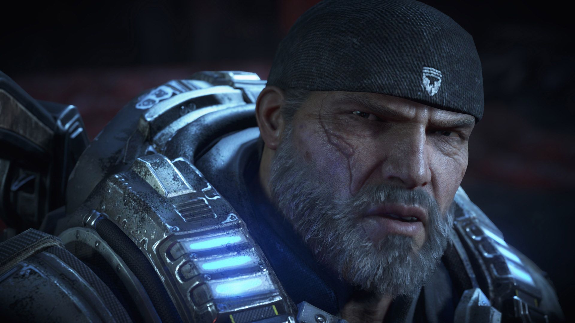 Gears of War 4 - Old Marcus in Armor
