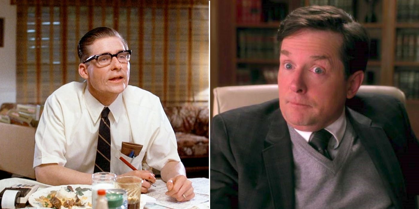 Michael J Fox is George McFly in BTTF