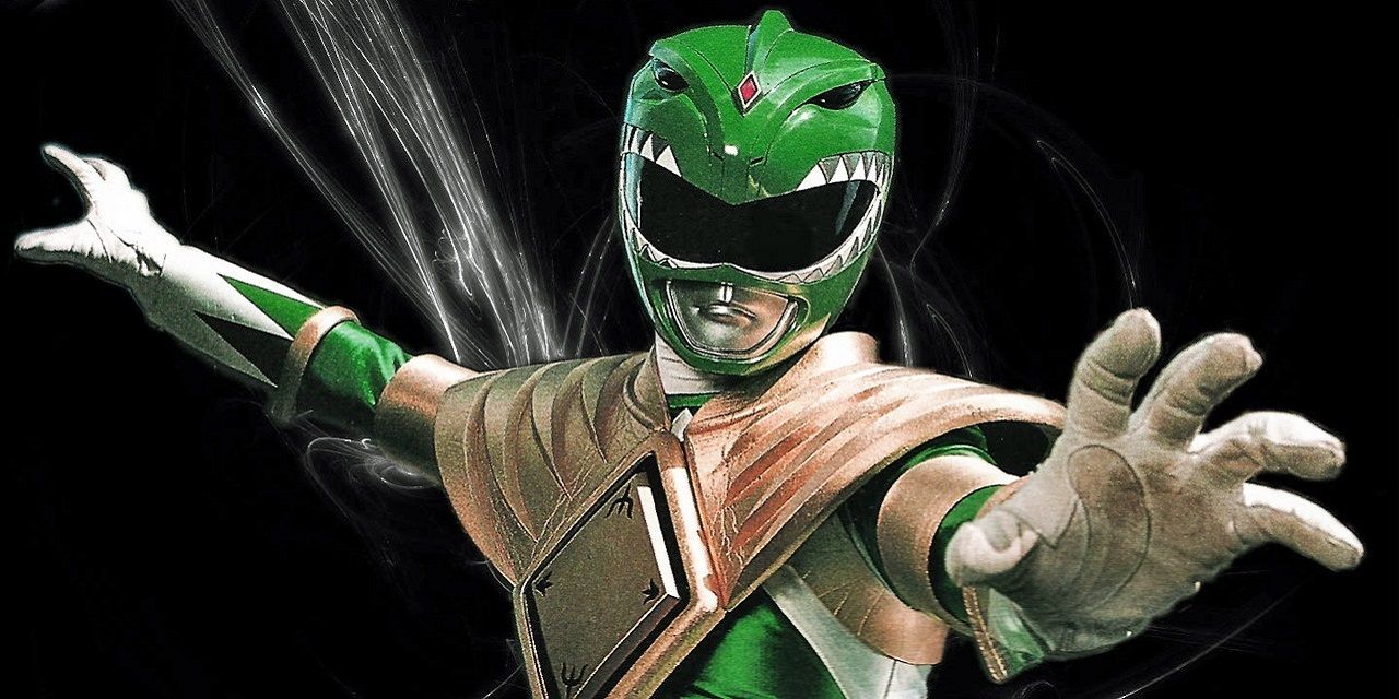 Artwork of the Mighty Morphin Green Power Ranger statue