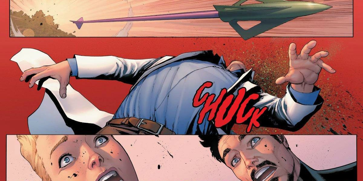 Hawkeye kills the Hulk in Civil War II comic book.