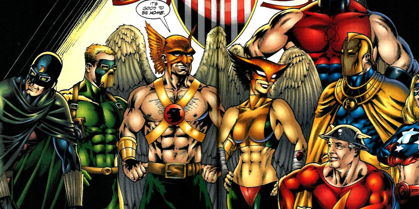 Hawkman Hawkgirl Justice Society