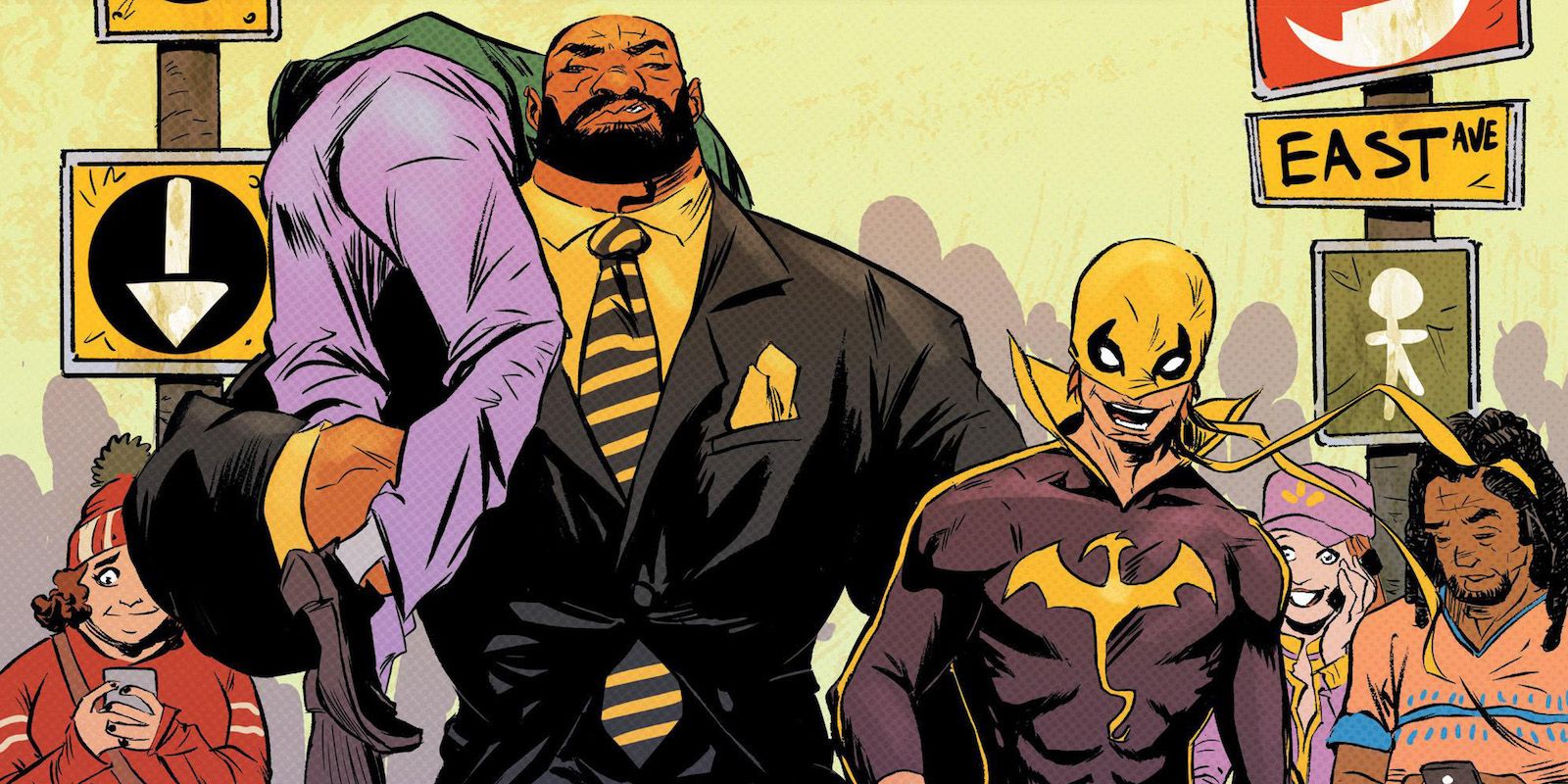 Luke Cage Iron Fist in the Heroes for Hire Series Comics