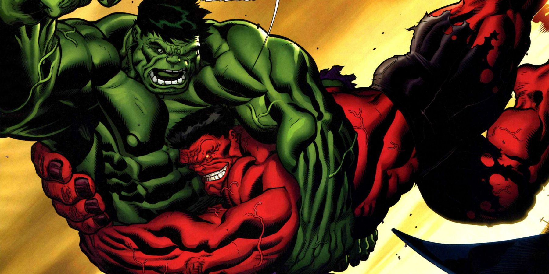 Hulk and Red Hulk