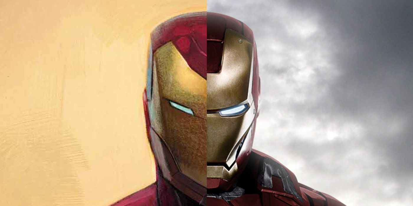 Iron Man - Comic vs Movie costumes