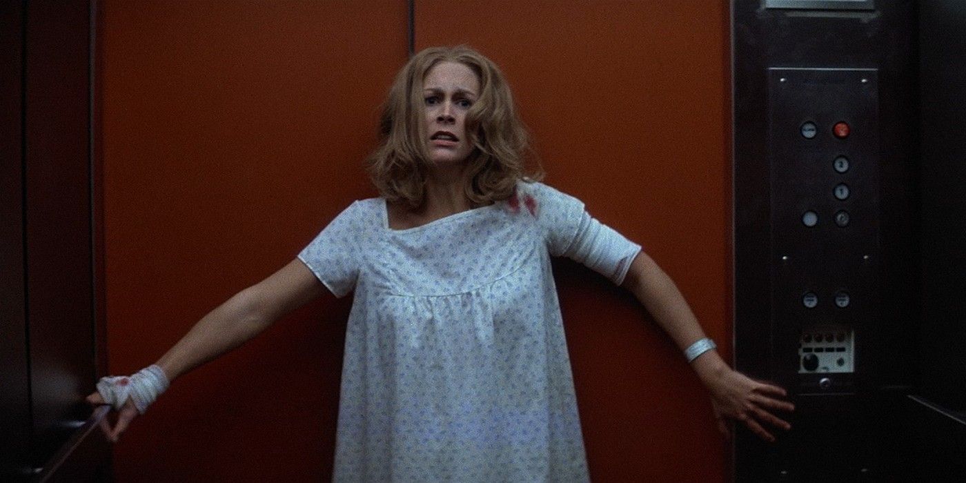 Jamie Lee Curtis em Halloween II (1981).