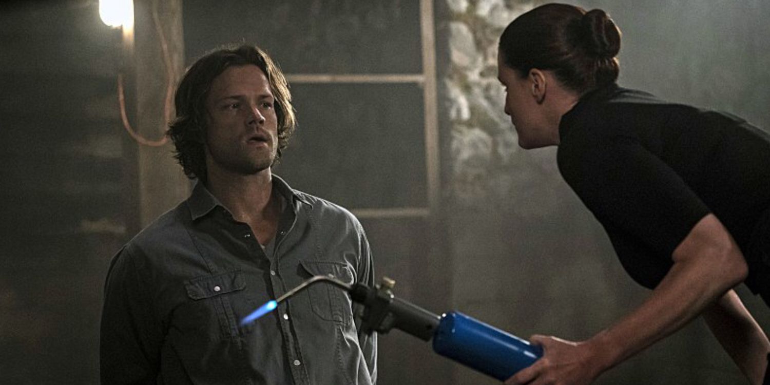 Sam Winchester is tortured for information by the British Men of Letters in Supernatural