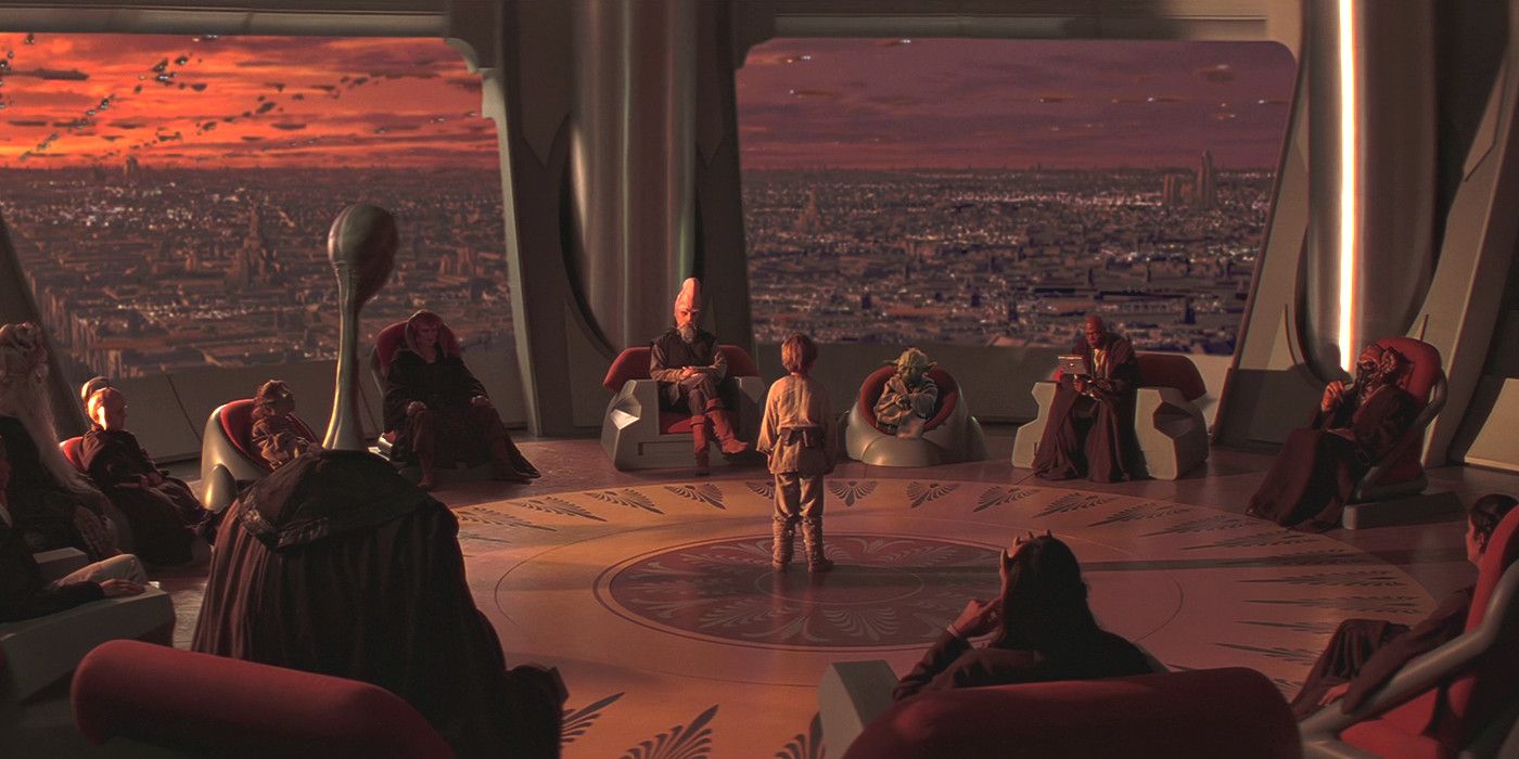 The Jedi Council Examines Anakin Star Wars The Phantom Menace