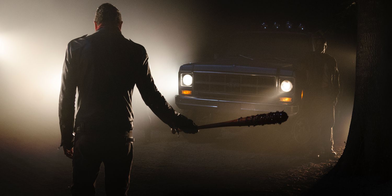 Jeffrey Dean Morgan as Negan in The Walking Dead Season 7 Premiere
