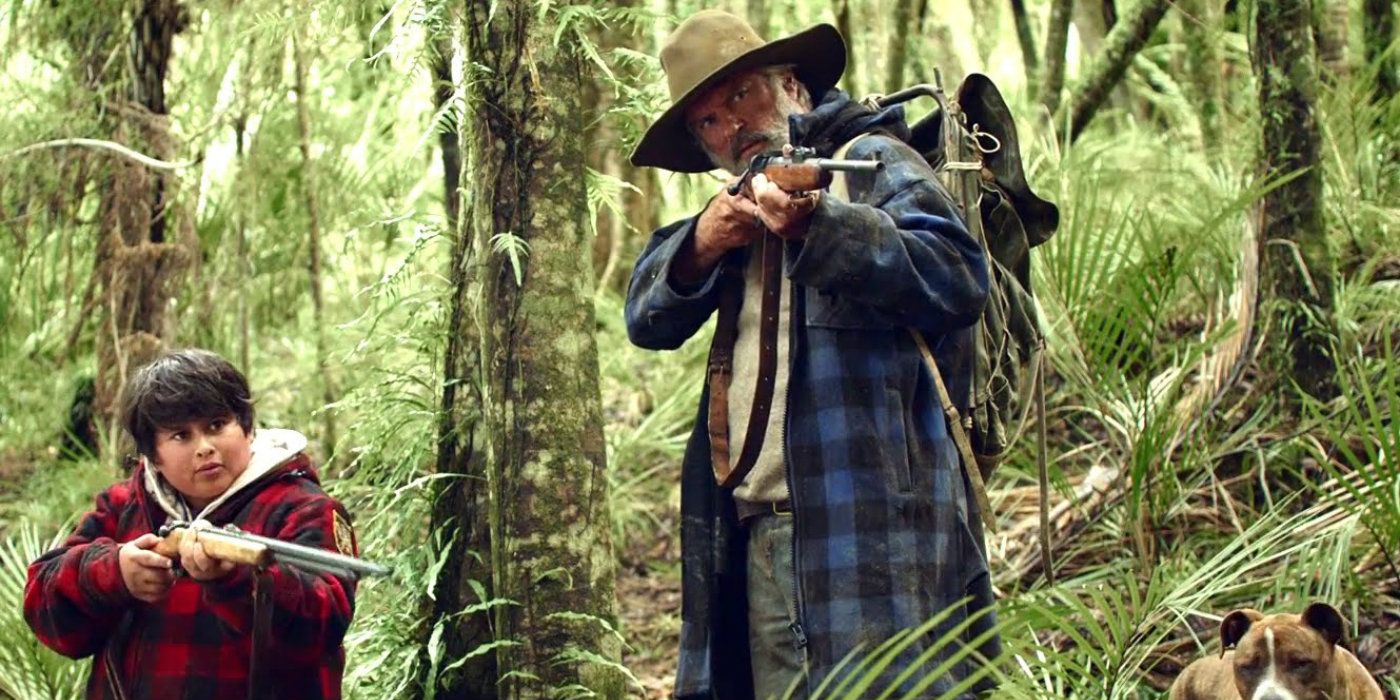 Julian Dennison and Sam Neill in Hunt for the Wilderpeople