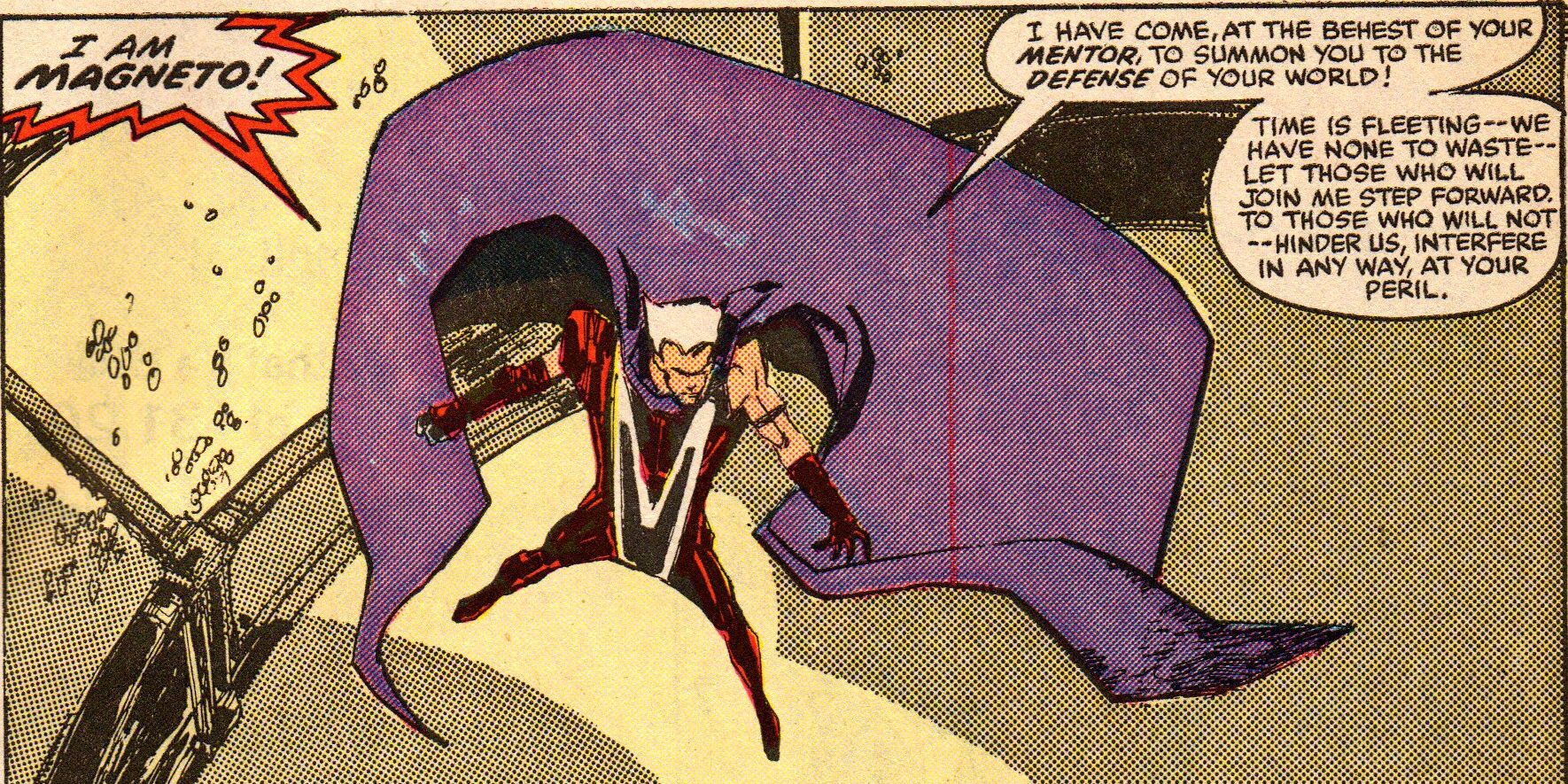 Magneto arrives in New Mutants