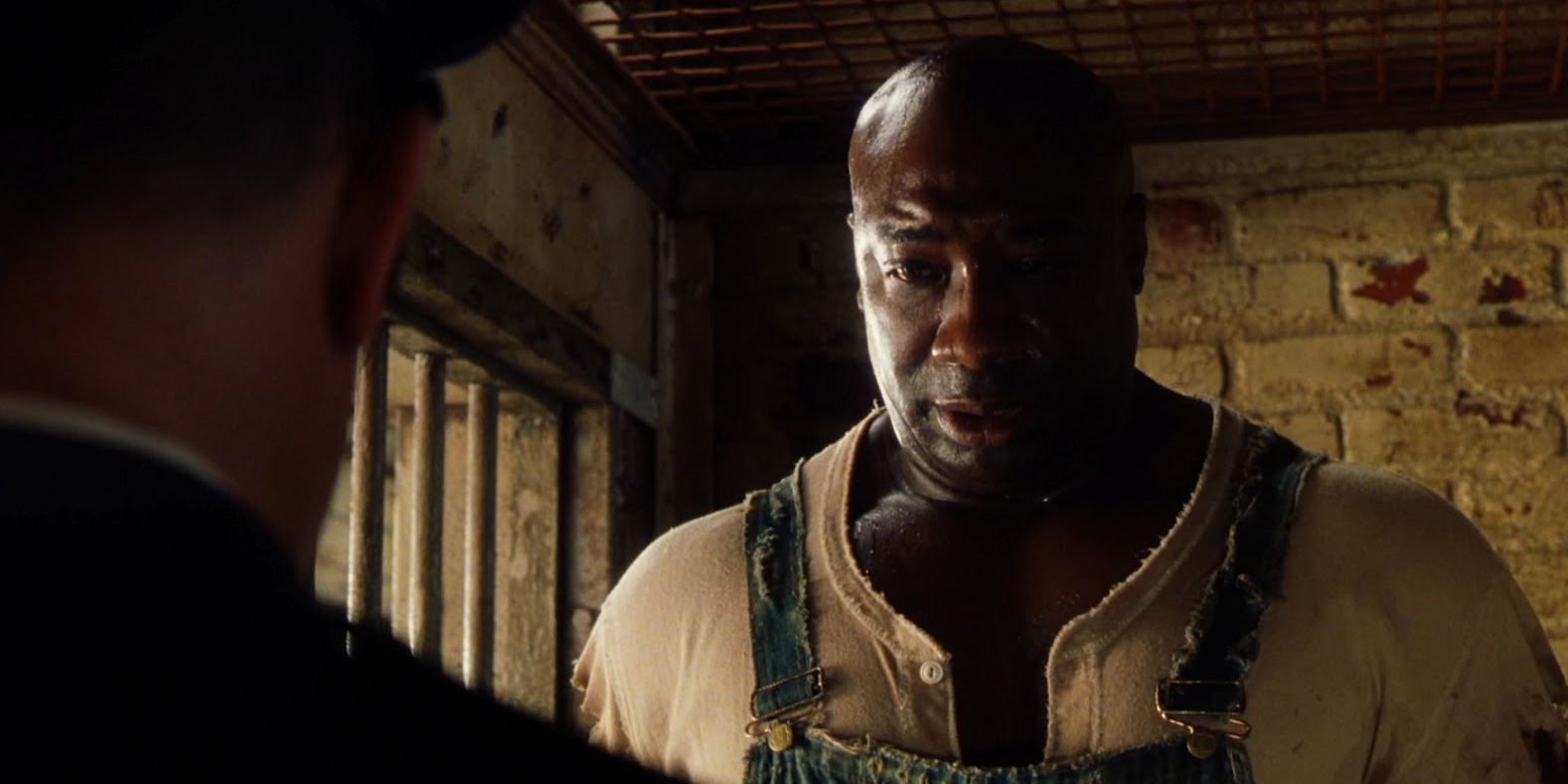 Michael Clarke Duncan about to cry in The Green Mile