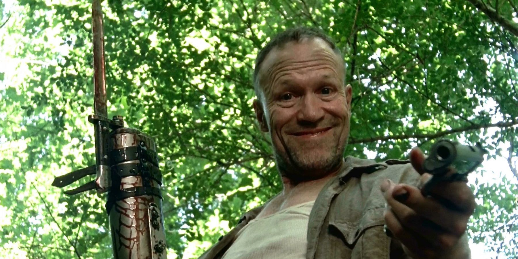 Michael Rooker as Merle Dixon on The Walking Dead