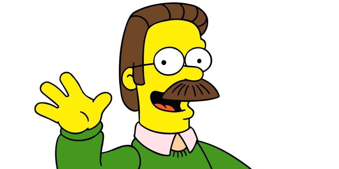 Ned Flanders Simpsons Wrestling